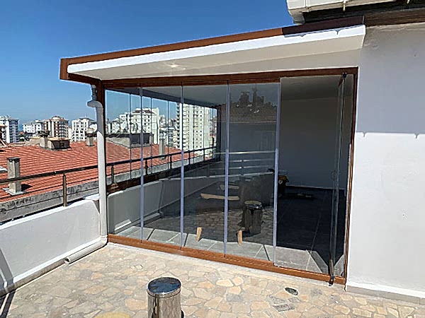Teras Kapatma, Sandivic panel, Cam Balkon, Alüminyum Küpeşte.
