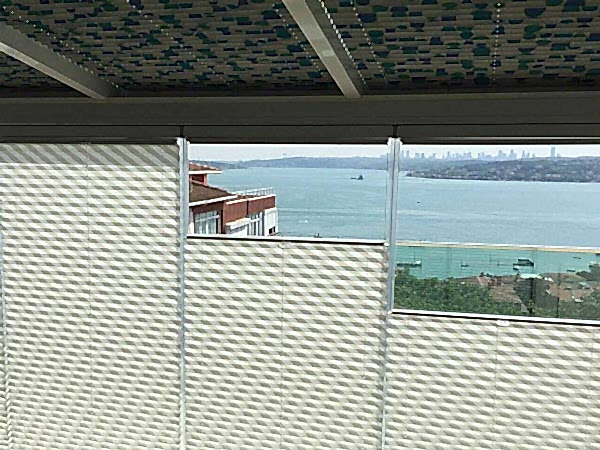 Plise perde cam balkon uygulaması