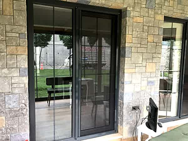 Pileli sineklik ince seri yatay acılım